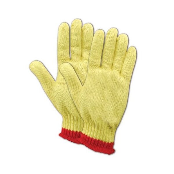 Machine Knit Gloves, Cut Level 3 , S 12 PK